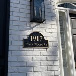 Arch Economy Two-Line Address Plaque Sign (28 Color Options) - Image 3