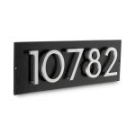 Floating Modern 6" Number Horizontal Address Plaque (5 characters)