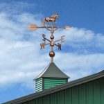 32'' Aluminum Deluxe 3D Horse Weathervane