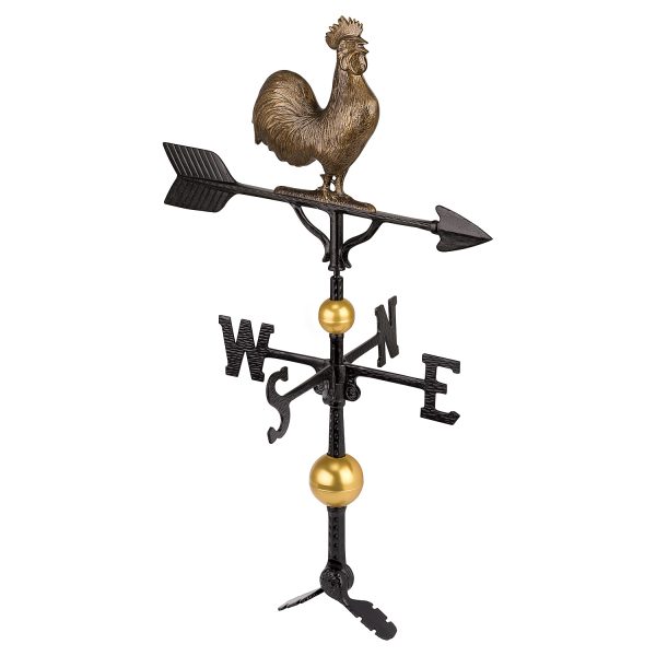 32'' Aluminum Deluxe 3D Rooster Weathervane