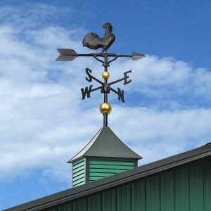 32'' Aluminum Deluxe 3D Rooster Weathervane