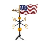 26" Aluminum Deluxe American Flag Weathervane