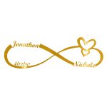 18 inch Personalized Infinity Sign