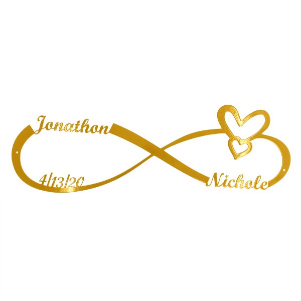 18 inch Personalized Infinity Sign