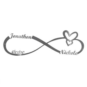 30 inch Personalized Infinity Sign