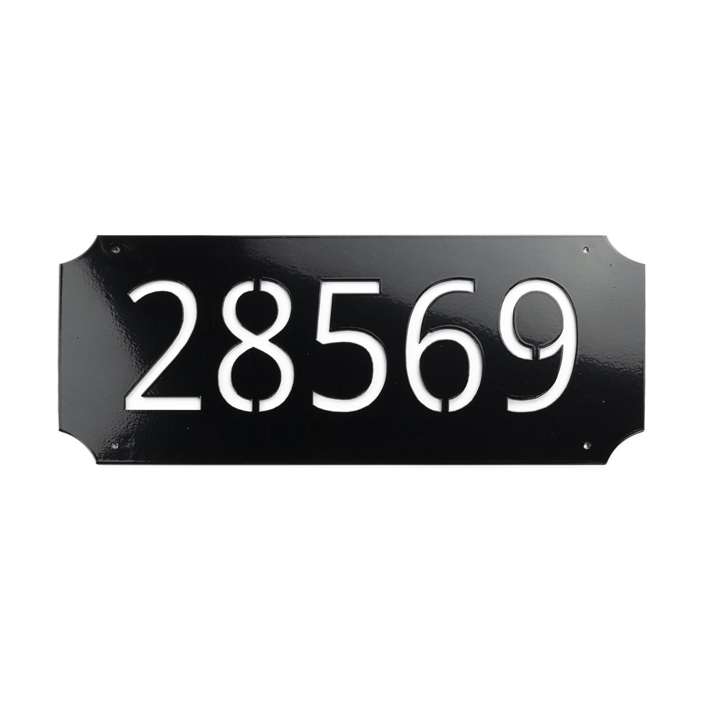 15 75 Wide Princeton One Line Laser Cut Wall Mount Sign Plate Color 15-75-wide-princeton-one-line-laser-cut-wall-mount-sign-plate-color