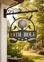 Custom Steel Decorative Golf Wall & Hanging Plaque Signs (4 Styles & 14 Colors) - Image 2