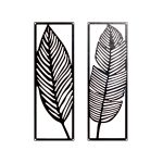Steel Fern Leaves 2- or 3-Panel Decor Wall Sign (2 Sets, 3 Sizes & 14 Colors) - Image 5