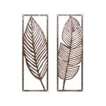 Steel Fern Leaves 2- or 3-Panel Decor Wall Sign (2 Sets, 3 Sizes & 14 Colors) - Image 8