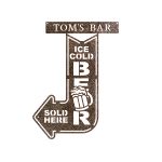 Steel Arrow Cold Beer Wall Decor Signs - (Custom or Stock, 14 Colors) - Image 6