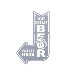 Steel Arrow Cold Beer Wall Decor Signs - (Custom or Stock, 14 Colors) - Image 13