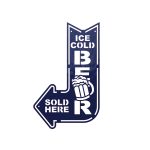 Steel Arrow Cold Beer Wall Decor Signs - (Custom or Stock, 14 Colors) - Image 14