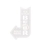 Steel Arrow Cold Beer Wall Decor Signs - (Custom or Stock, 14 Colors) - Image 16