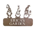 Personalized Steel Garden Gnome Wall or Lawn Signs (14 Colors) - Image 2