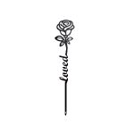 Custom Steel Forever Rose Memorial Grave Markers (2 Sizes & 16 Colors) - Image 6