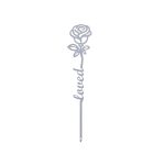Custom Steel Forever Rose Memorial Grave Markers (2 Sizes & 16 Colors) - Image 10