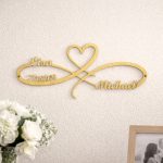 Custom Steel Infinity Sign with Heart Wall Sign Decor (5 Sizes & 15 Colors) - Image 19