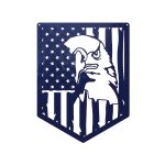 Steel Steel USA Eagle Shield American-Made Sign (5 Sizes & 15 Colors)