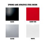 Steel Spring Lake School Lacrosse Wall Key Holder Plaques - Image 5