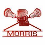 Personalized Steel Spring Lake School Lacrosse Wall Decor Signs