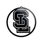 Steel Spring Lake School Spirit Logo Monogram Ornaments – Christmas Hanging Decor (2 Sizes) - Image 3