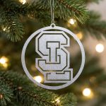 Steel Spring Lake School Spirit Logo Monogram Ornaments – Christmas Hanging Decor (2 Sizes) - Image 2
